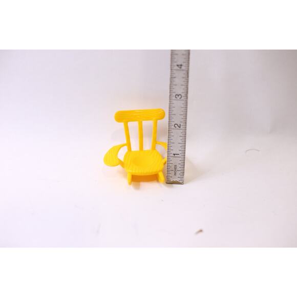 Hasbro, Weebles, Yellow Rocking Chair, 1970s, Playset Part, Dollhouse Furniture - Picture 3 of 3
